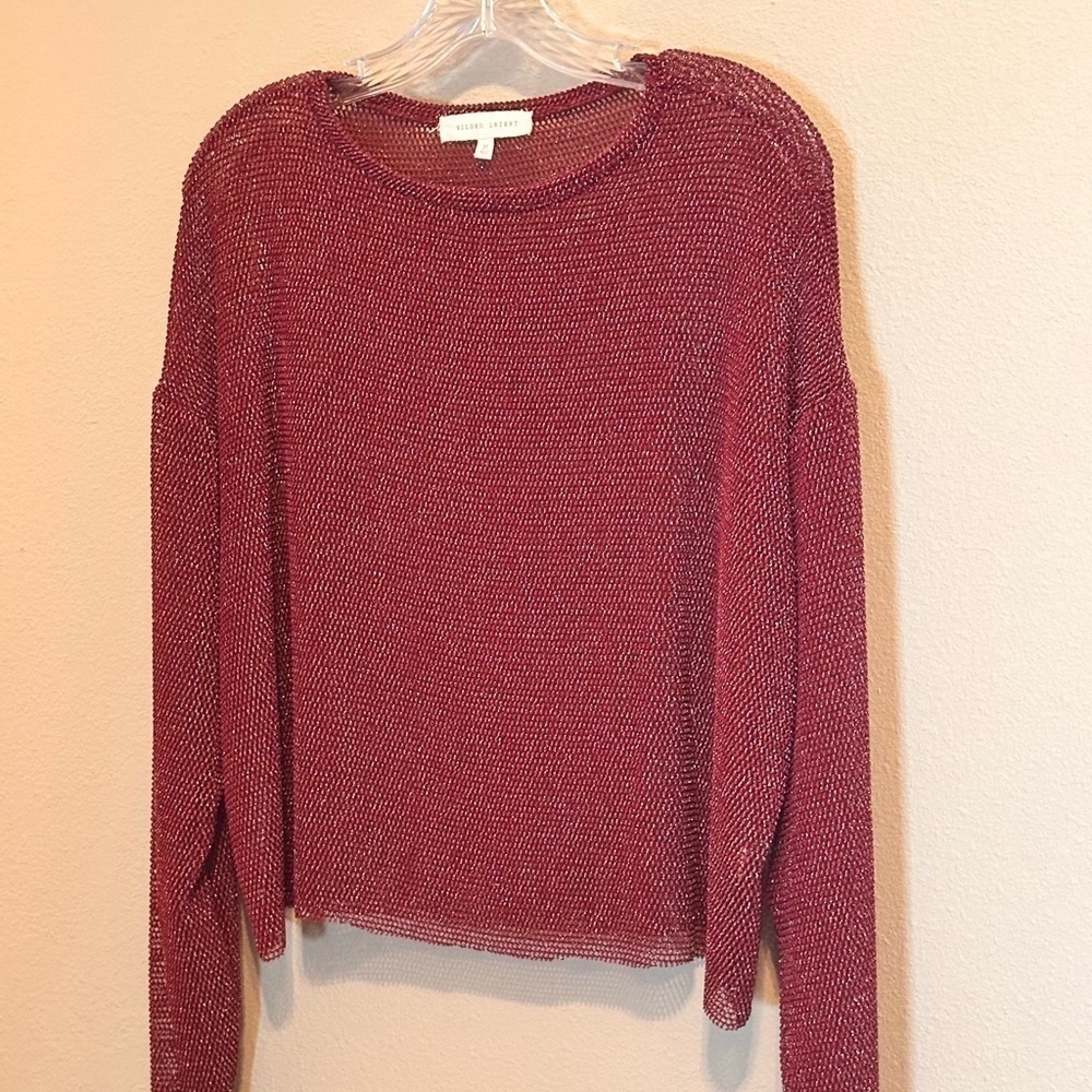 Metallic Netted Top - Picture 2 of 3